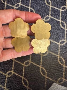 Lisi Lerch Gold Flower Drop Earrings - Women Accessories